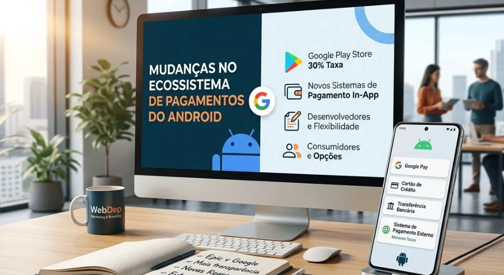 Google derruba taxa de 30% da Play Store após pressão da Epic e redesenha cobrança no Android
