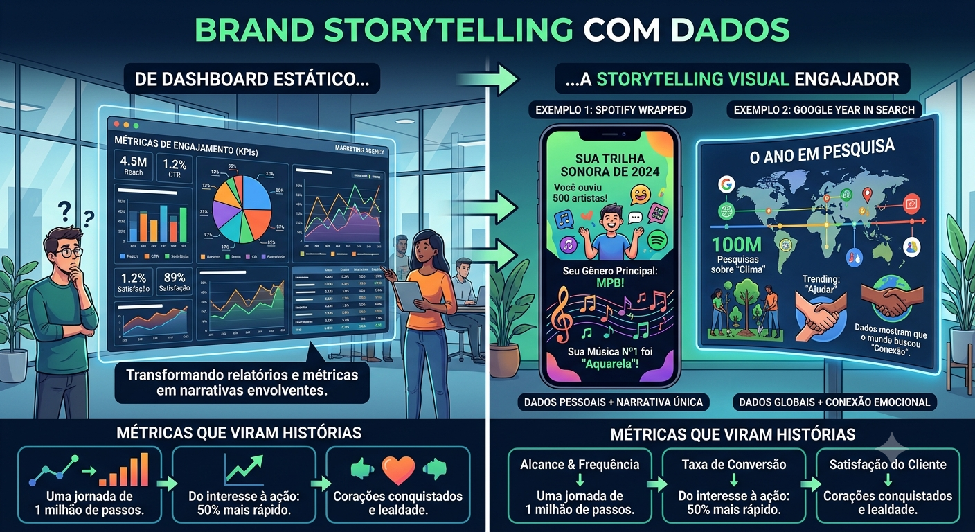 Storytelling com dados: quando números viram narrativas