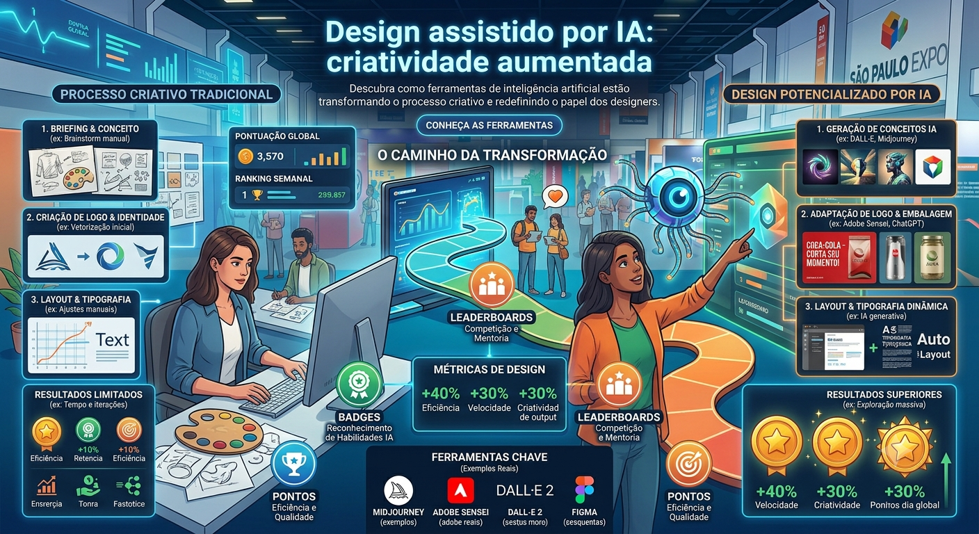 Design assistido por IA: criatividade aumentada