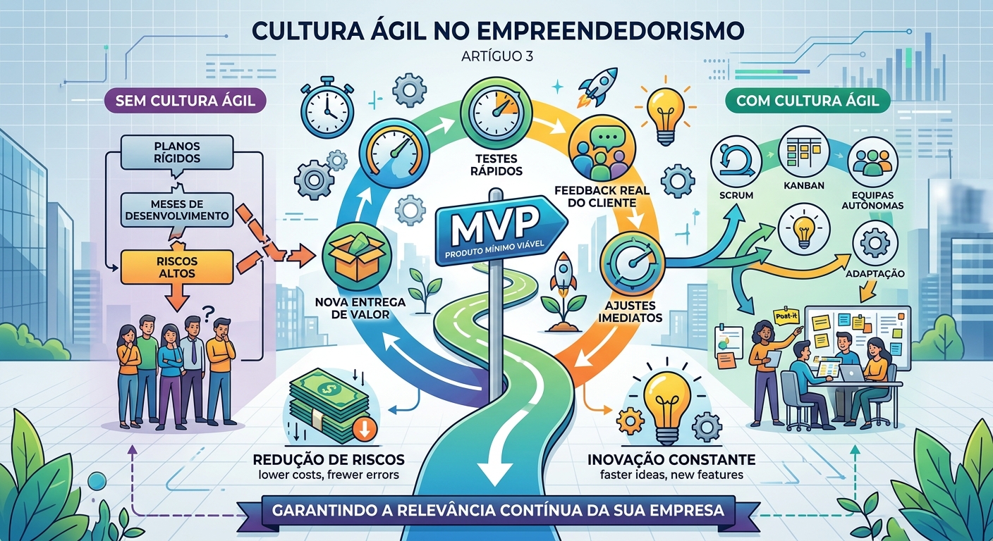 Cultura Ágil no Empreendedorismo: Do Planejamento Rígido à Adaptação Contínua