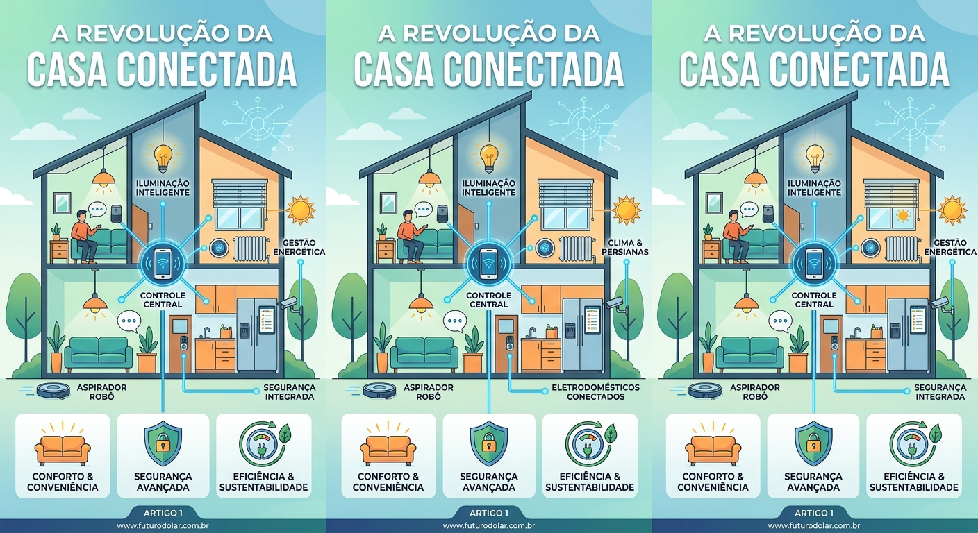 A Revolução da Casa Conectada: Como a Tecnologia Transforma o Nosso Lar