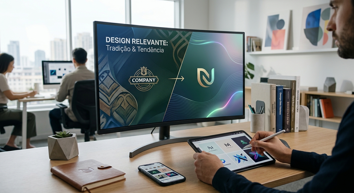 Design Relevante: Como Acompanhar Tendências Sem Perder a Identidade da Marca
