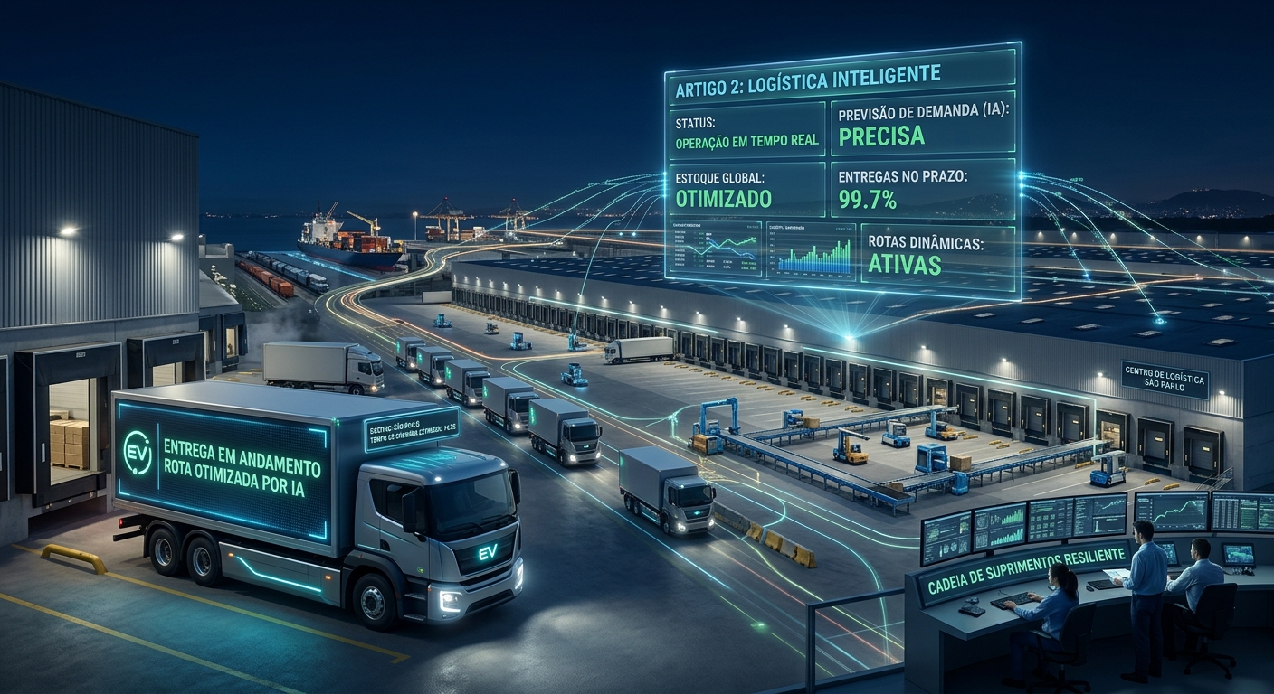 Otimização da Cadeia de Suprimentos (Supply Chain) e Logística Inteligente
