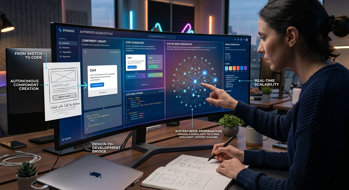 Do Rascunho ao Código: Como a IA Está Redefinindo a Criação de Design Systems
