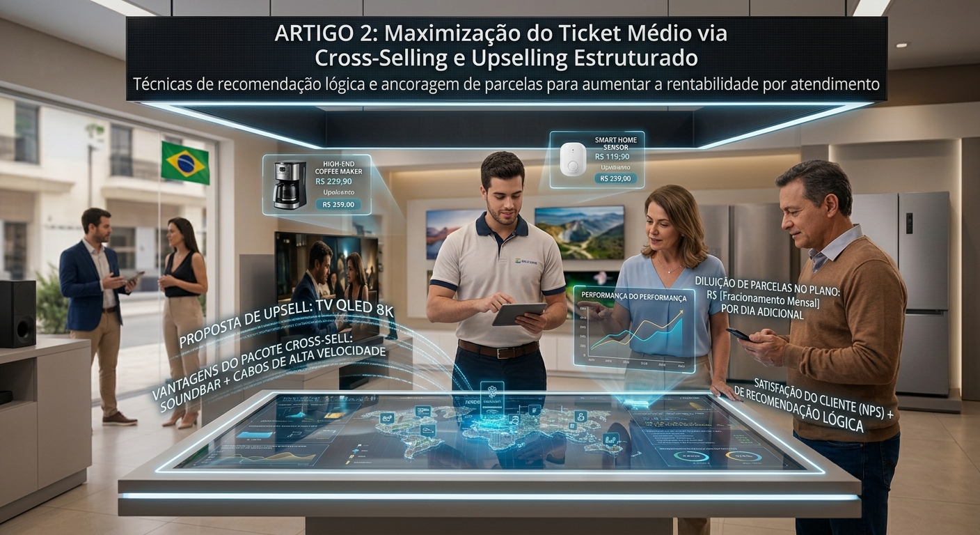 Maximização do Ticket Médio via Cross-Selling e Upselling Estruturado